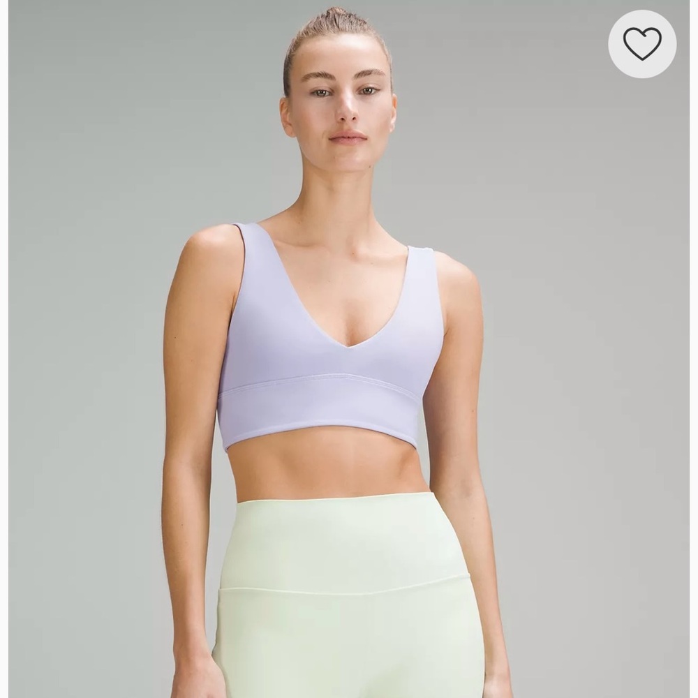 lululemon Align V-Neck Bra, Light Support, A/B Cup, Size 8